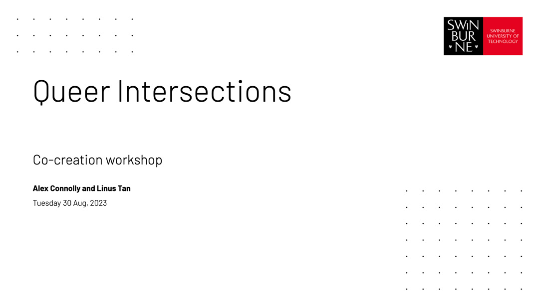 Queer Intersection co-creation workshop